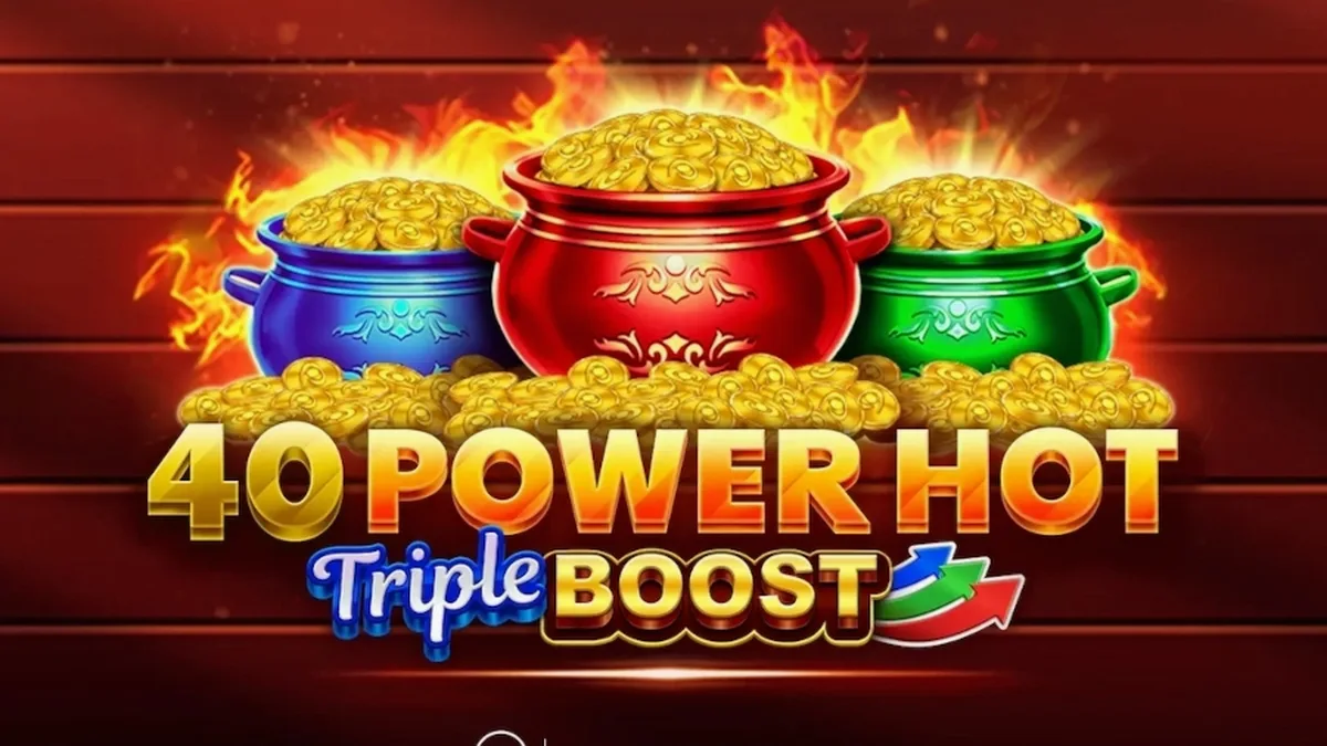 Tampilan antarmuka permainan slot 40 Power Hot Triple Boost