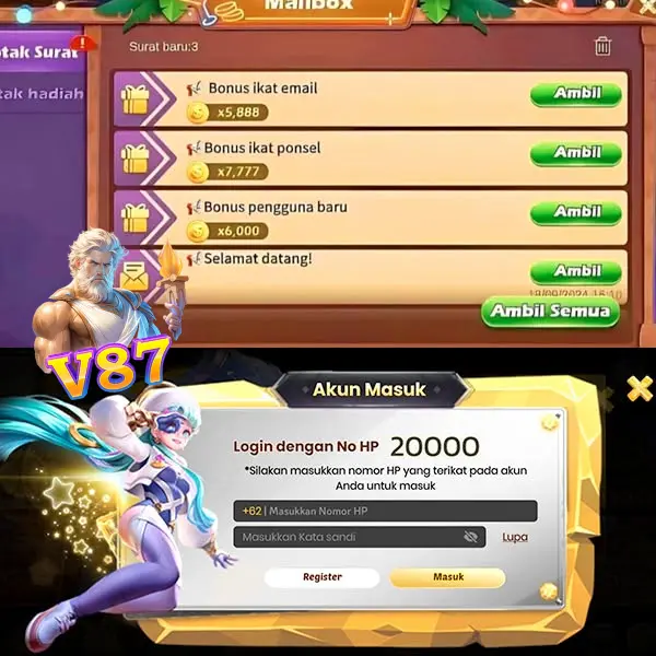 v87 Daftar Sekarang - Unduh APK